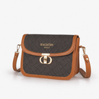 BV camel contrast cross-body bag for women