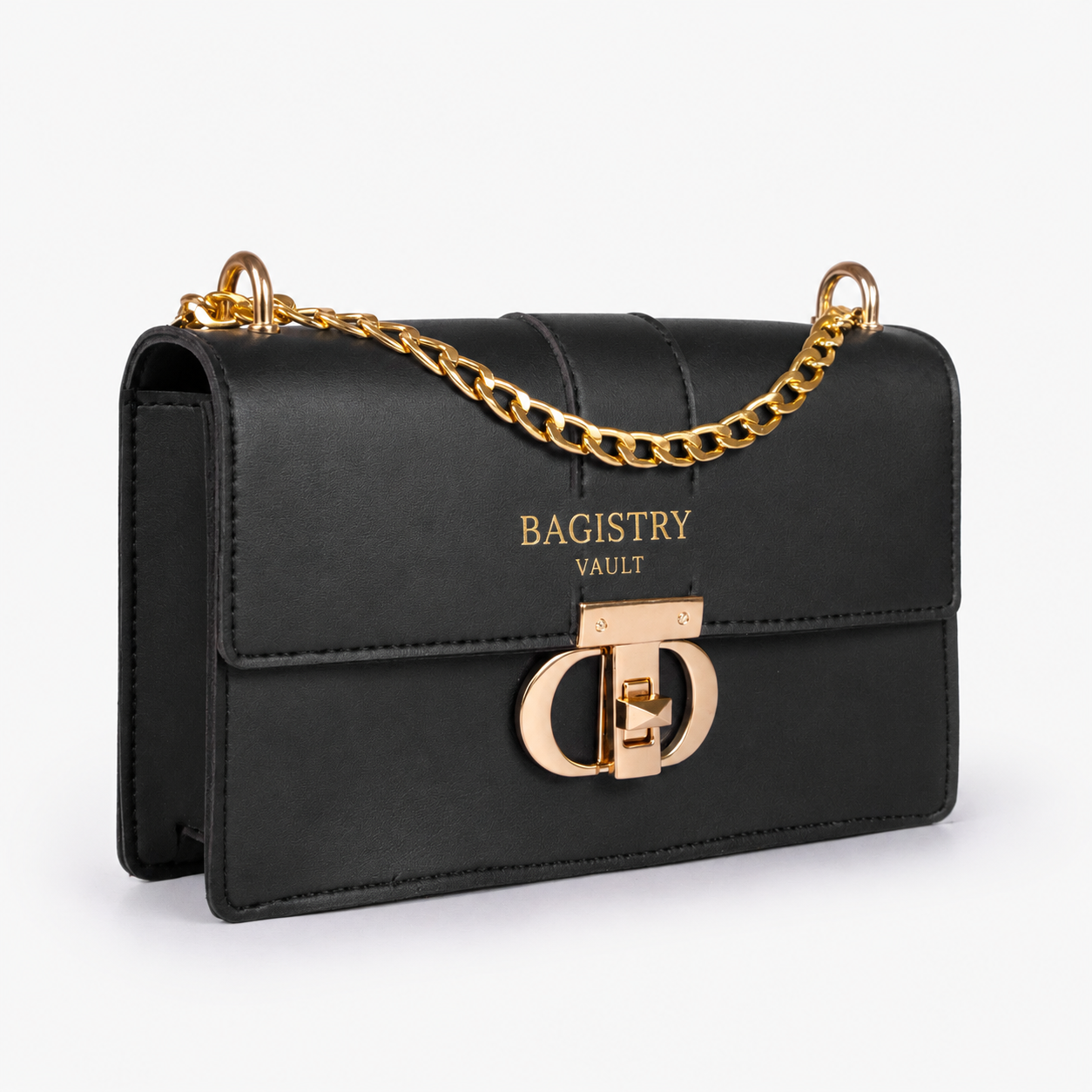 BV black shoulder bag for women