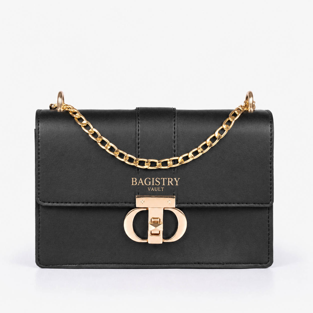 BV black shoulder bag for women