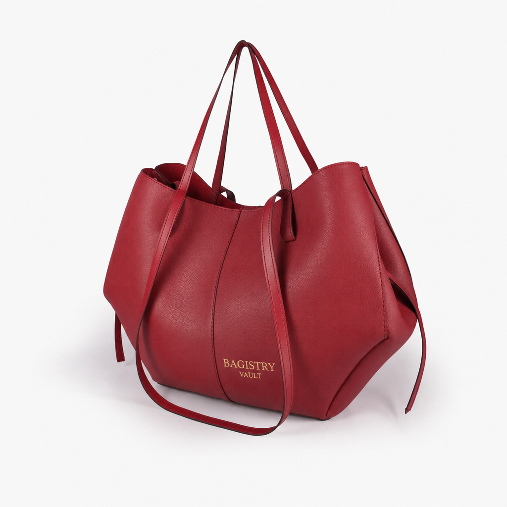 BV maroon atelier tote bag for women