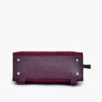 Burgundy suede adventure backpack