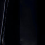 Black suede adventure backpack