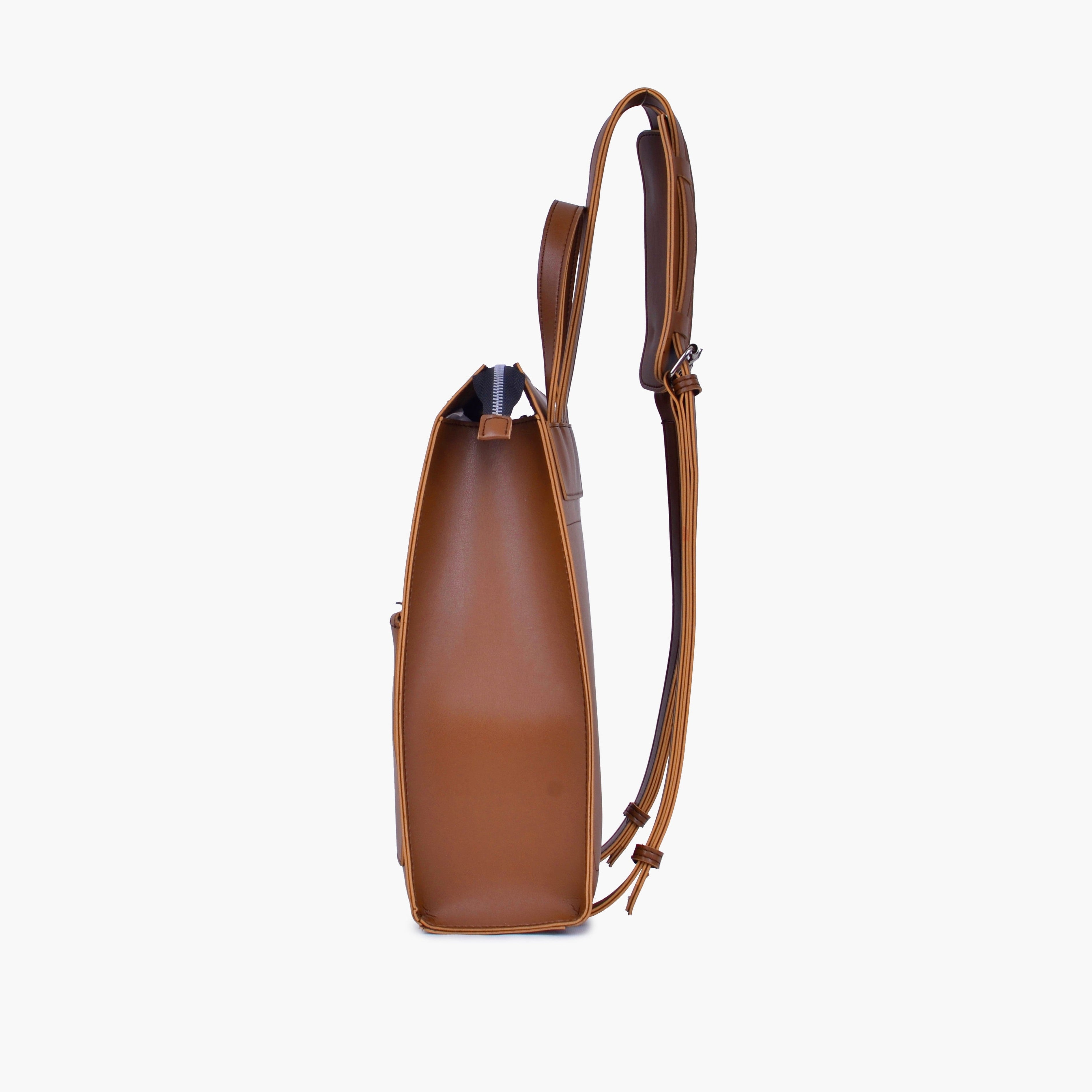 Brown adventure backpack