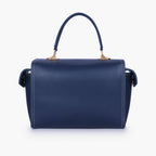 Blue bowling bag with top-handle