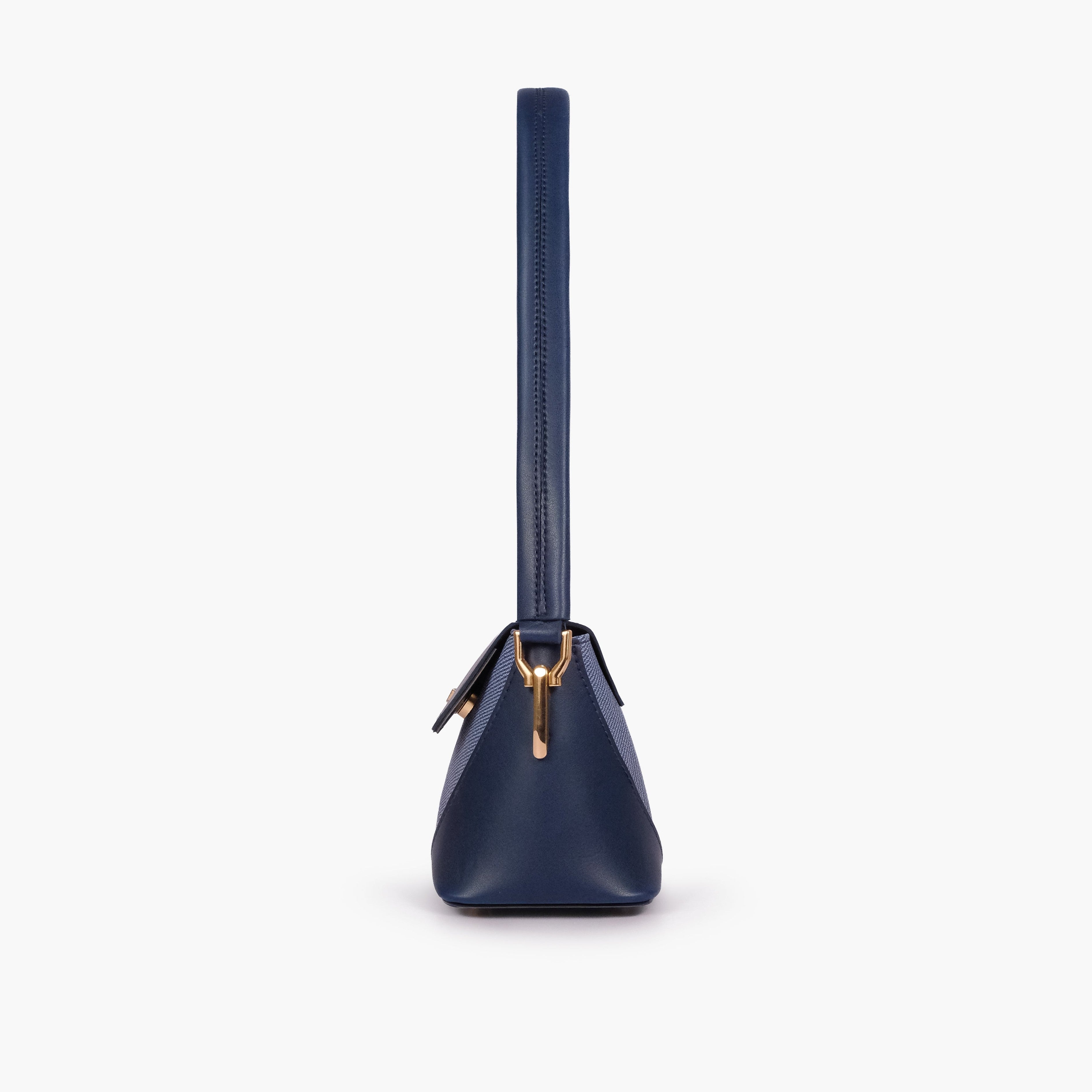 BV blue baguette shoulder bag for women