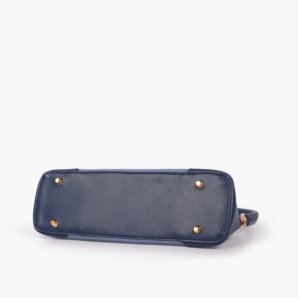 BV blue baguette shoulder bag for women