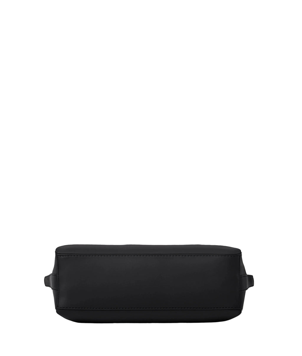 Black long handle tote bag