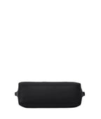 Black long handle tote bag