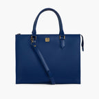 Blue workplace handbag
