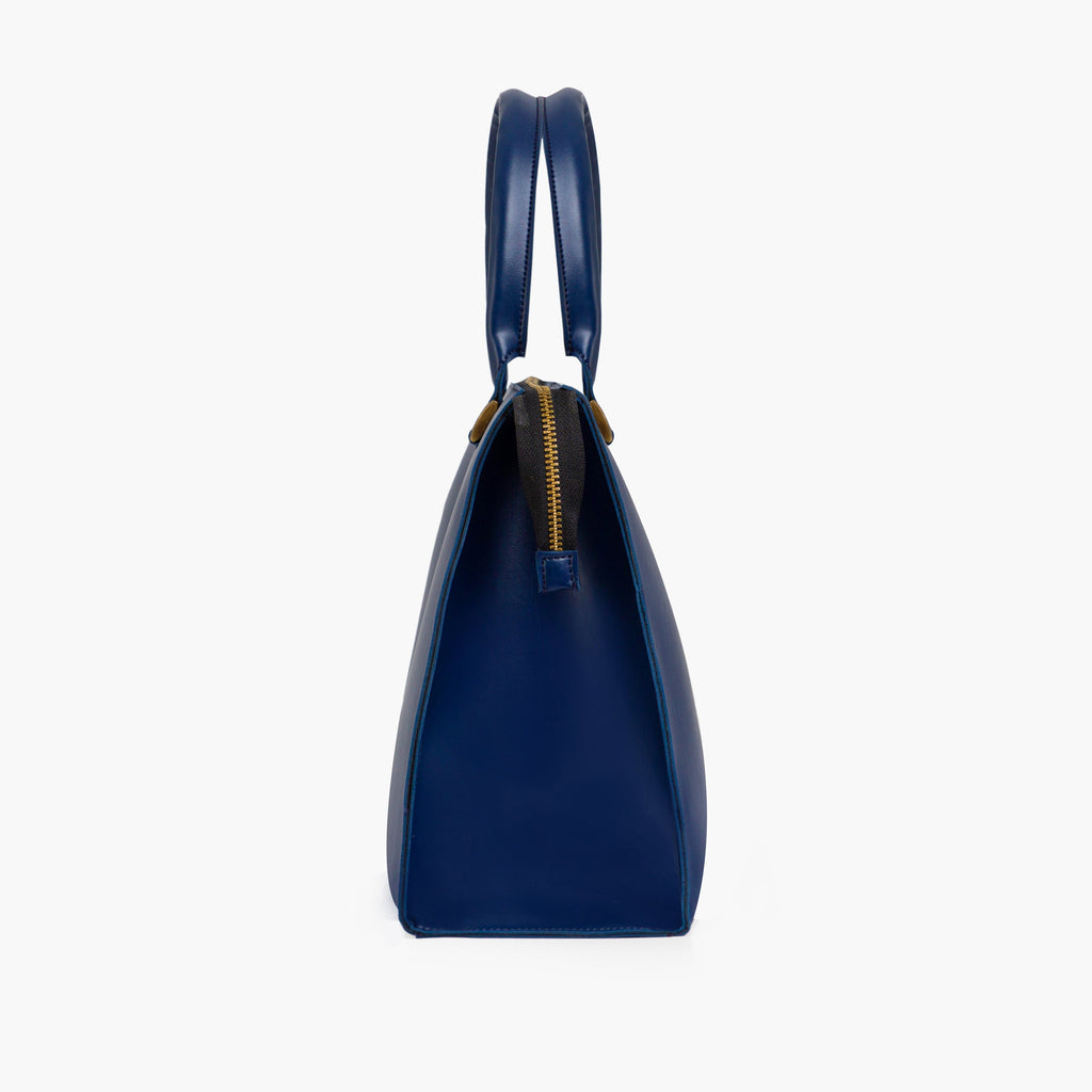 Blue workplace handbag