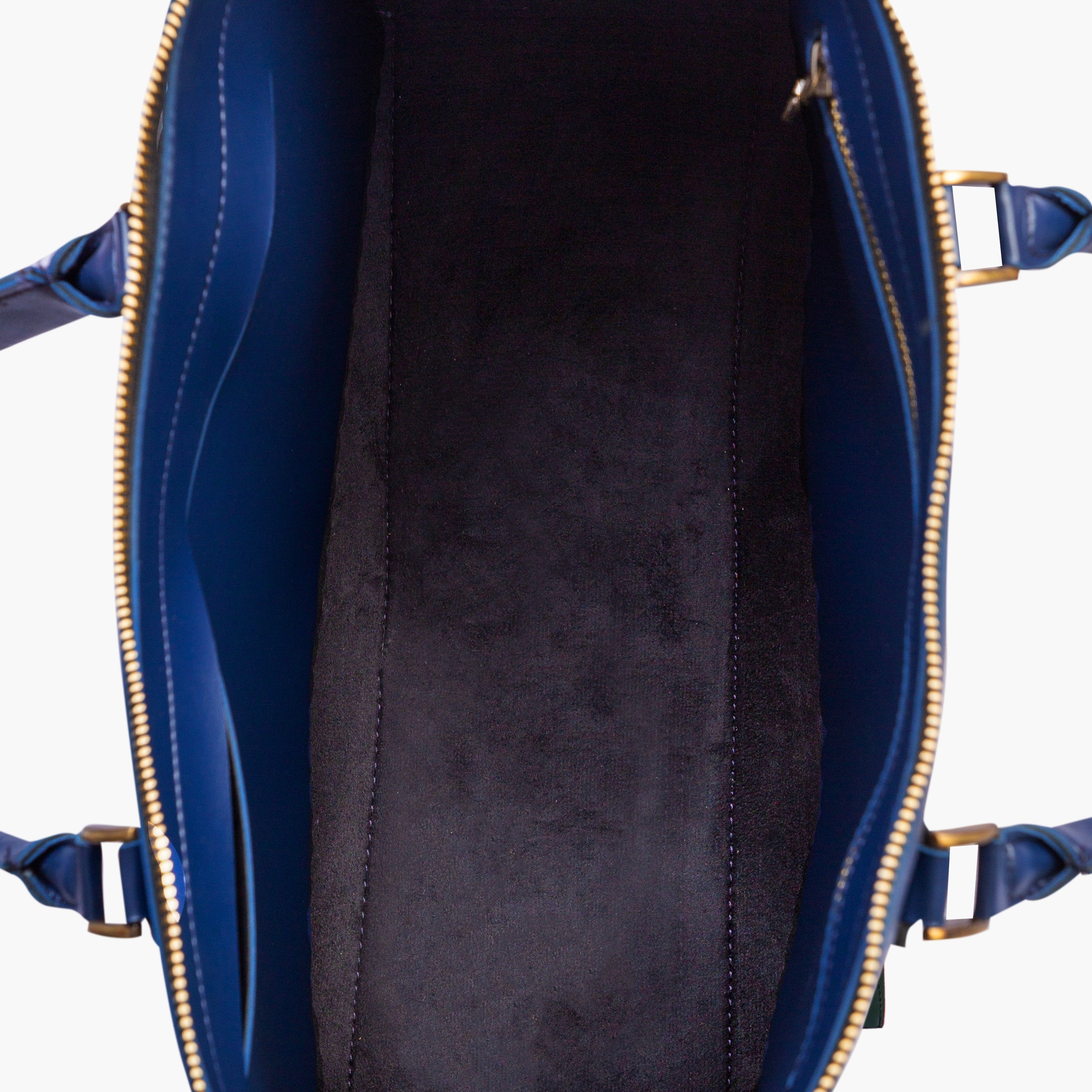 Blue workplace handbag