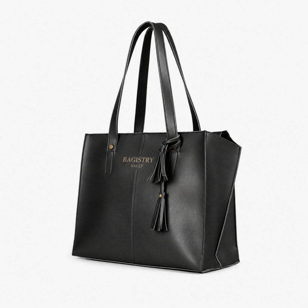 BV black over the shoulder tote bag for women