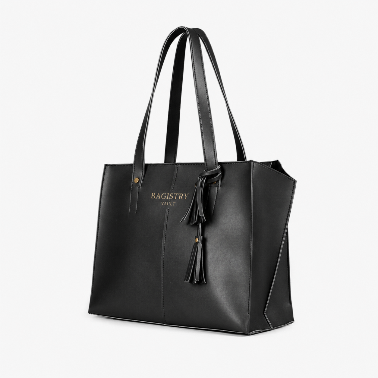 BV black over the shoulder tote bag for women