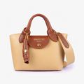 BV off-white mini top-handle tote bag for women