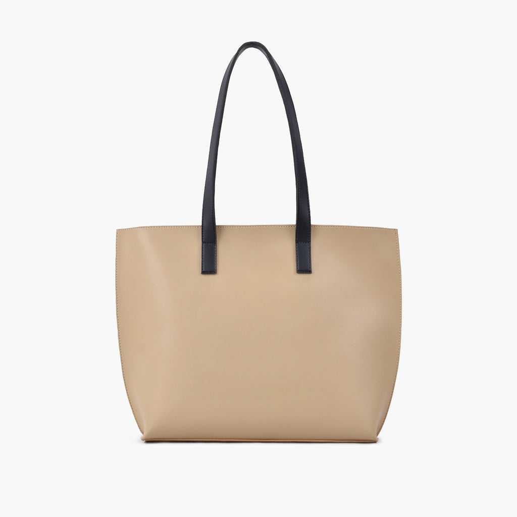 Off-white long handle tote bag