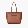 Horse brown long handle tote bag