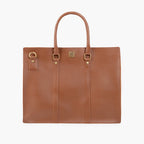 Brown laptop bag