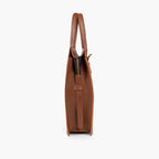 Brown laptop bag