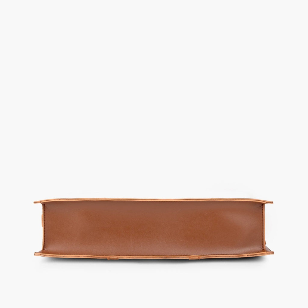 Brown laptop bag