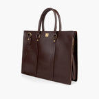 Dark brown laptop bag