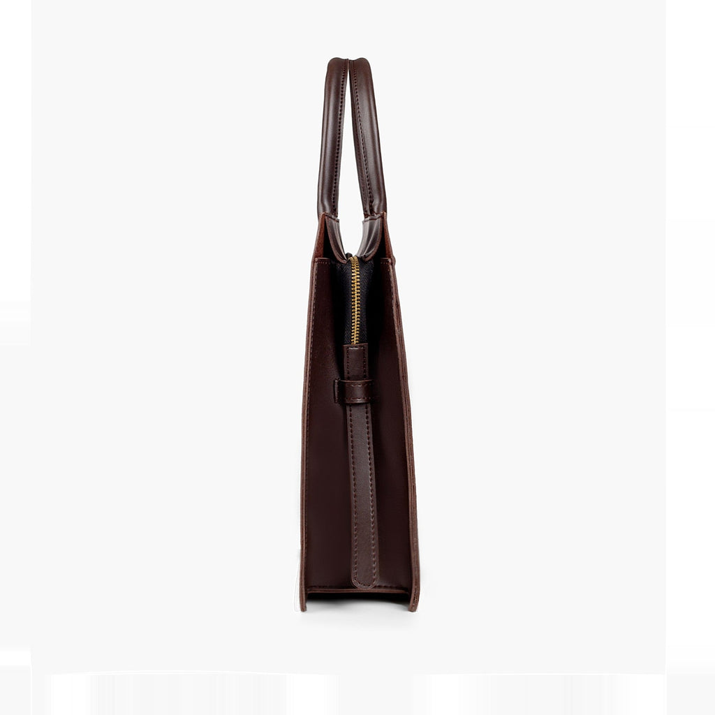 Dark brown laptop bag