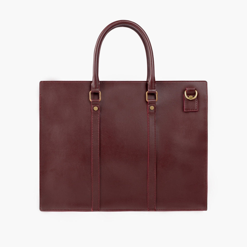 Burgundy laptop bag