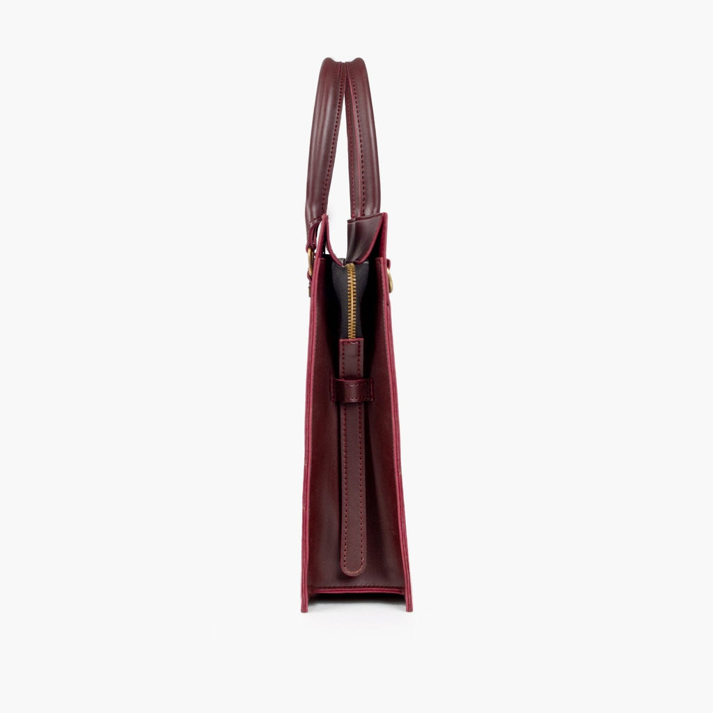 Burgundy laptop bag