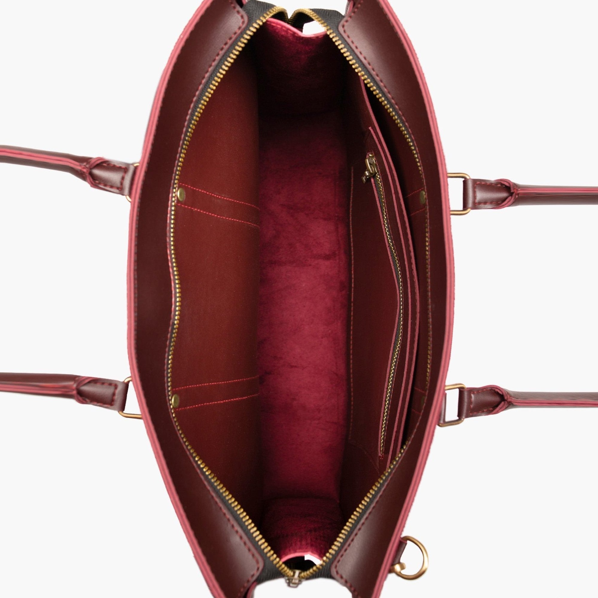 Burgundy laptop bag