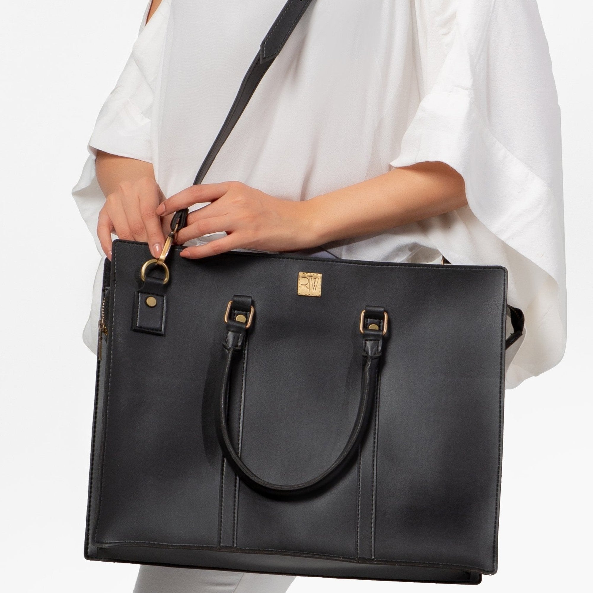 Black laptop bag