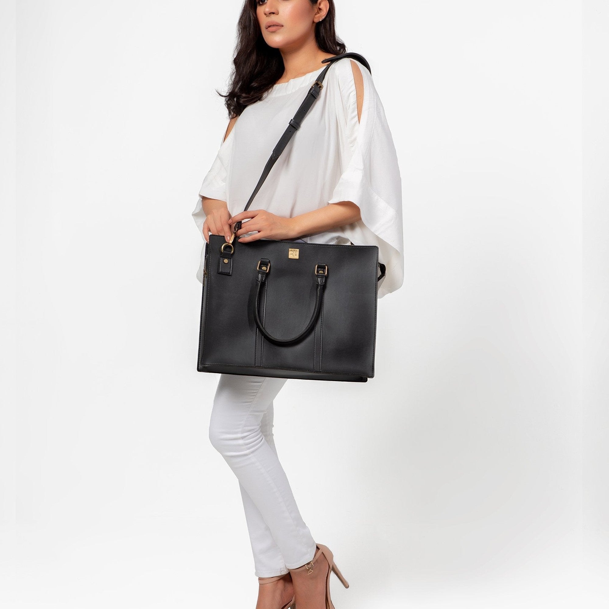 Black laptop bag