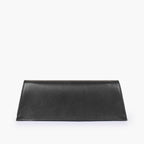 Black elongated clutch bag