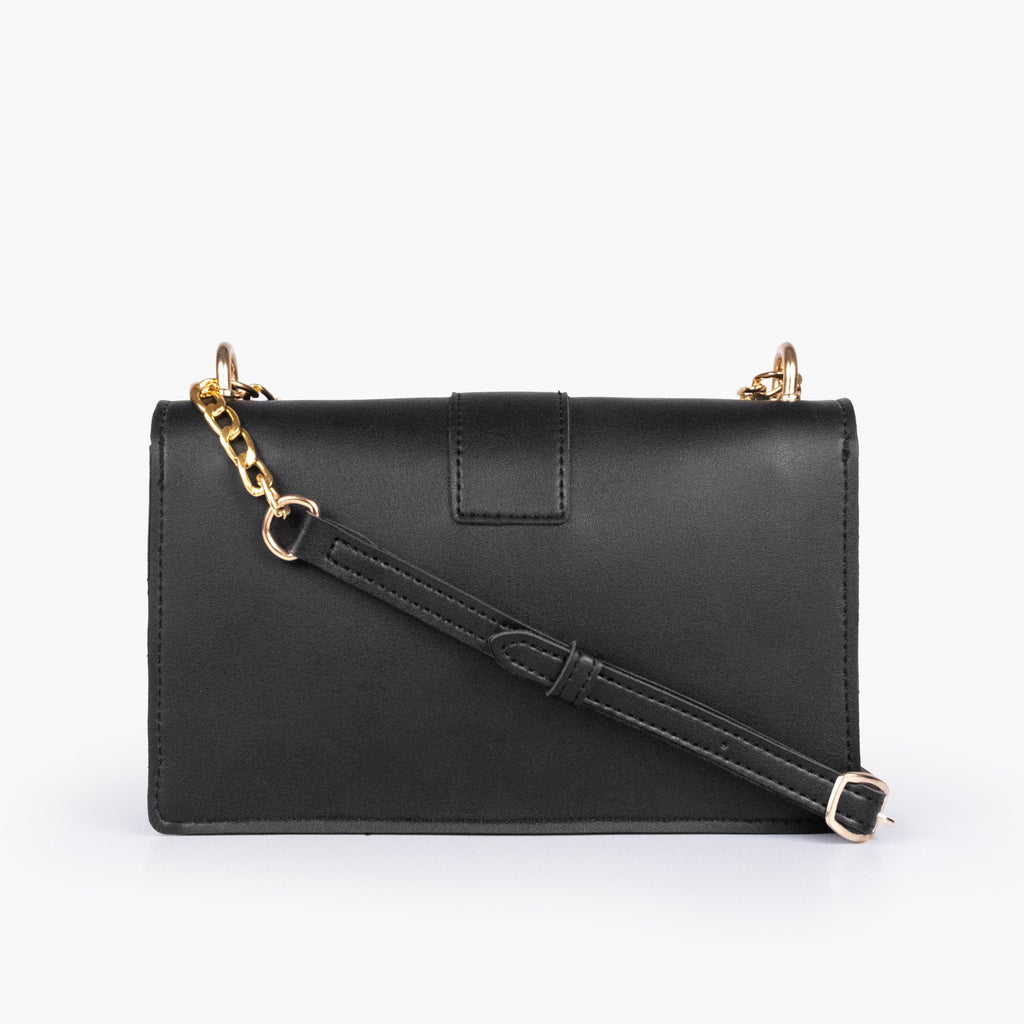 BV black shoulder bag for women