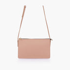 Peach flat purse
