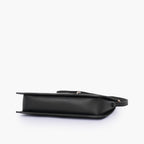 Black flat purse
