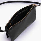 Black flat purse