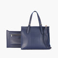 Blue laptop bag with sleeve