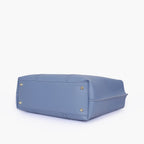 Sky blue luxe everyday tote