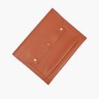 Brown laptop sleeve 17