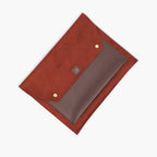 Dark brown suede laptop sleeve 17