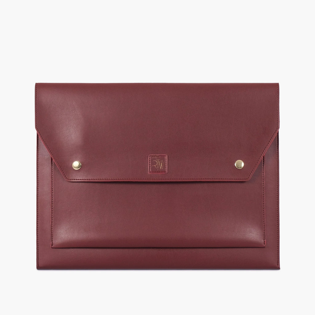 Burgundy laptop sleeve 17