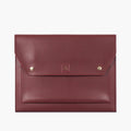 Burgundy laptop sleeve 17