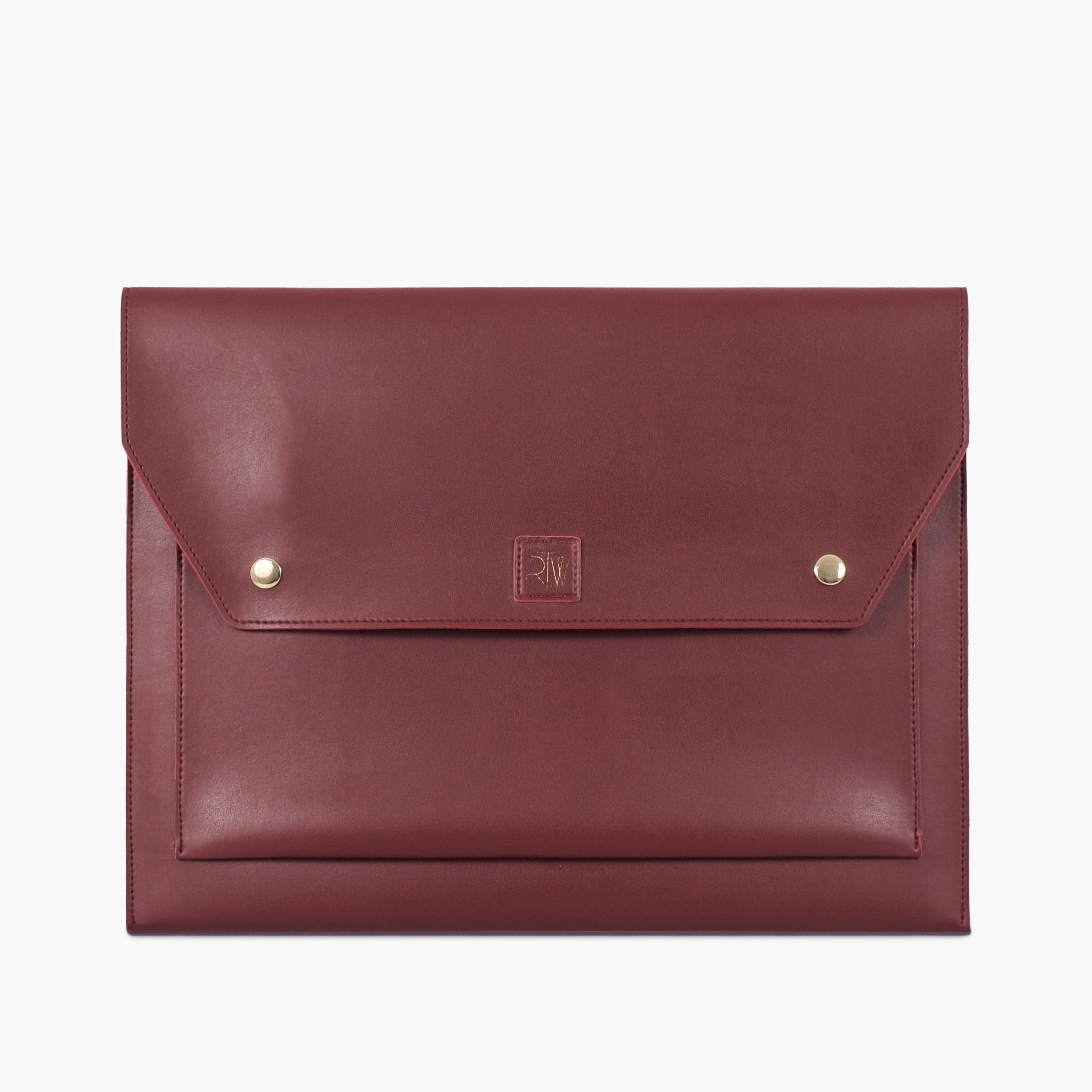 Burgundy laptop sleeve 17