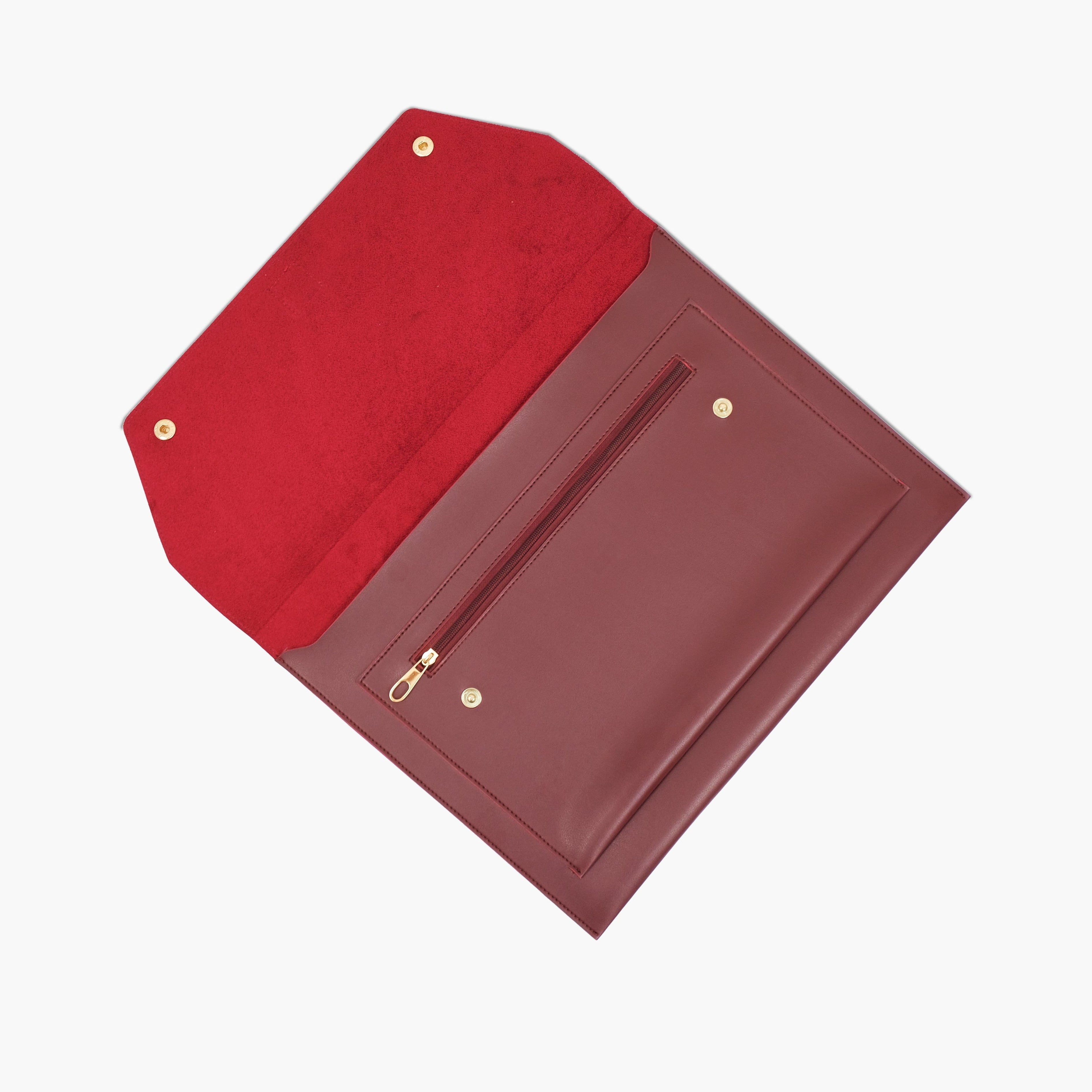 Burgundy laptop sleeve 17