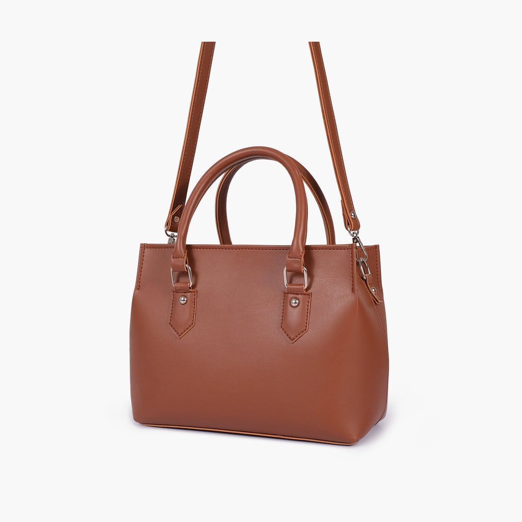 Brown small satchel bag