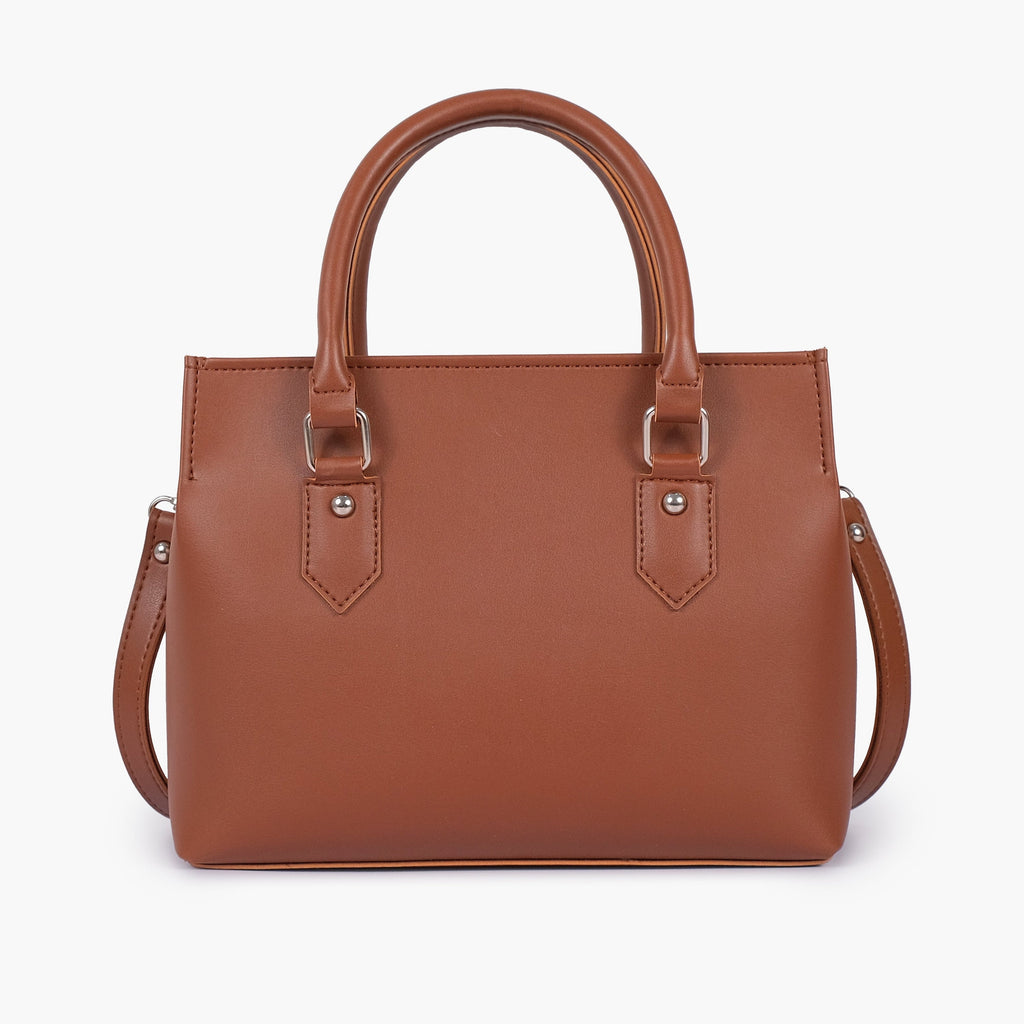 Brown small satchel bag