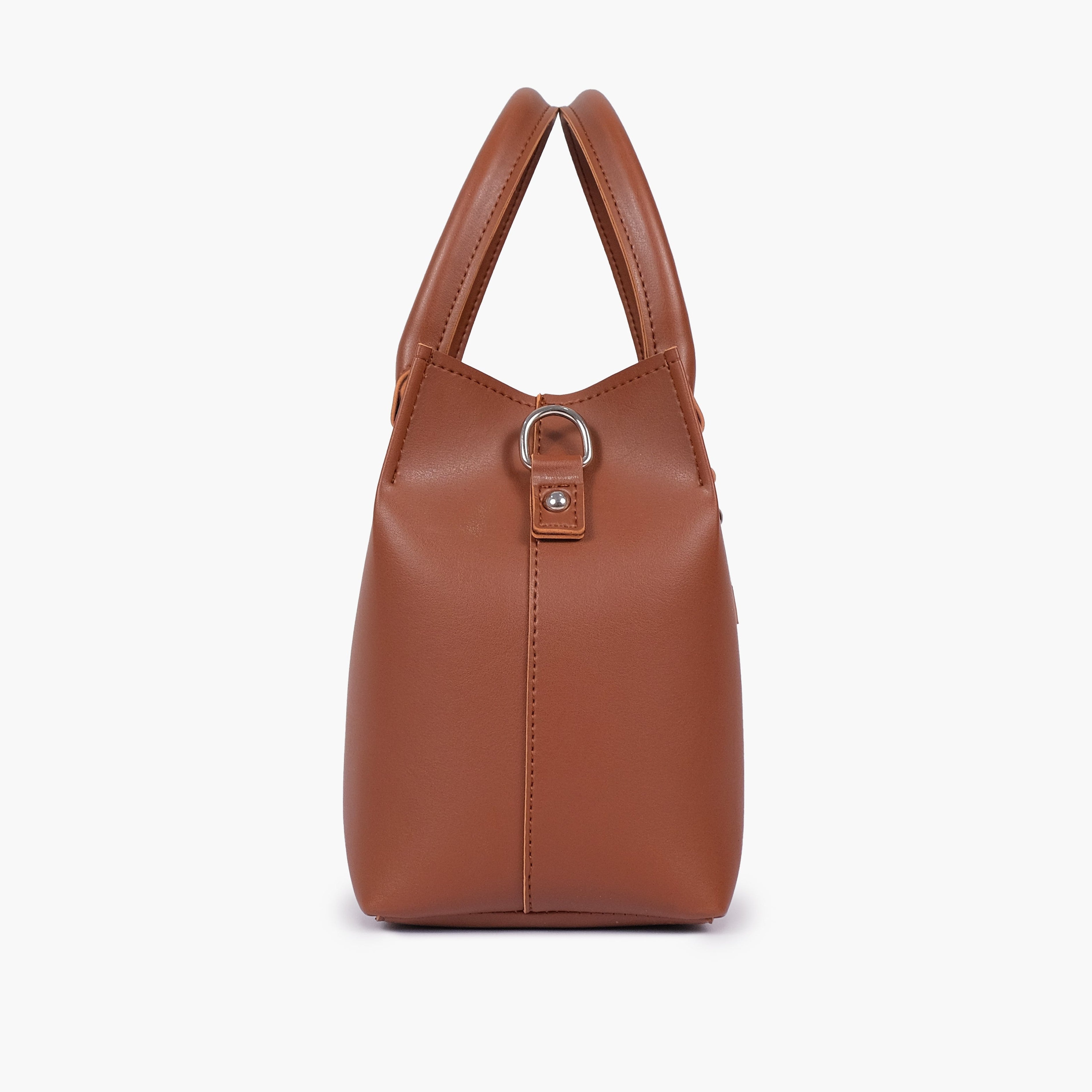 Brown small satchel bag