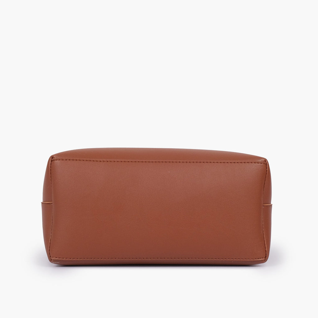 Brown small satchel bag