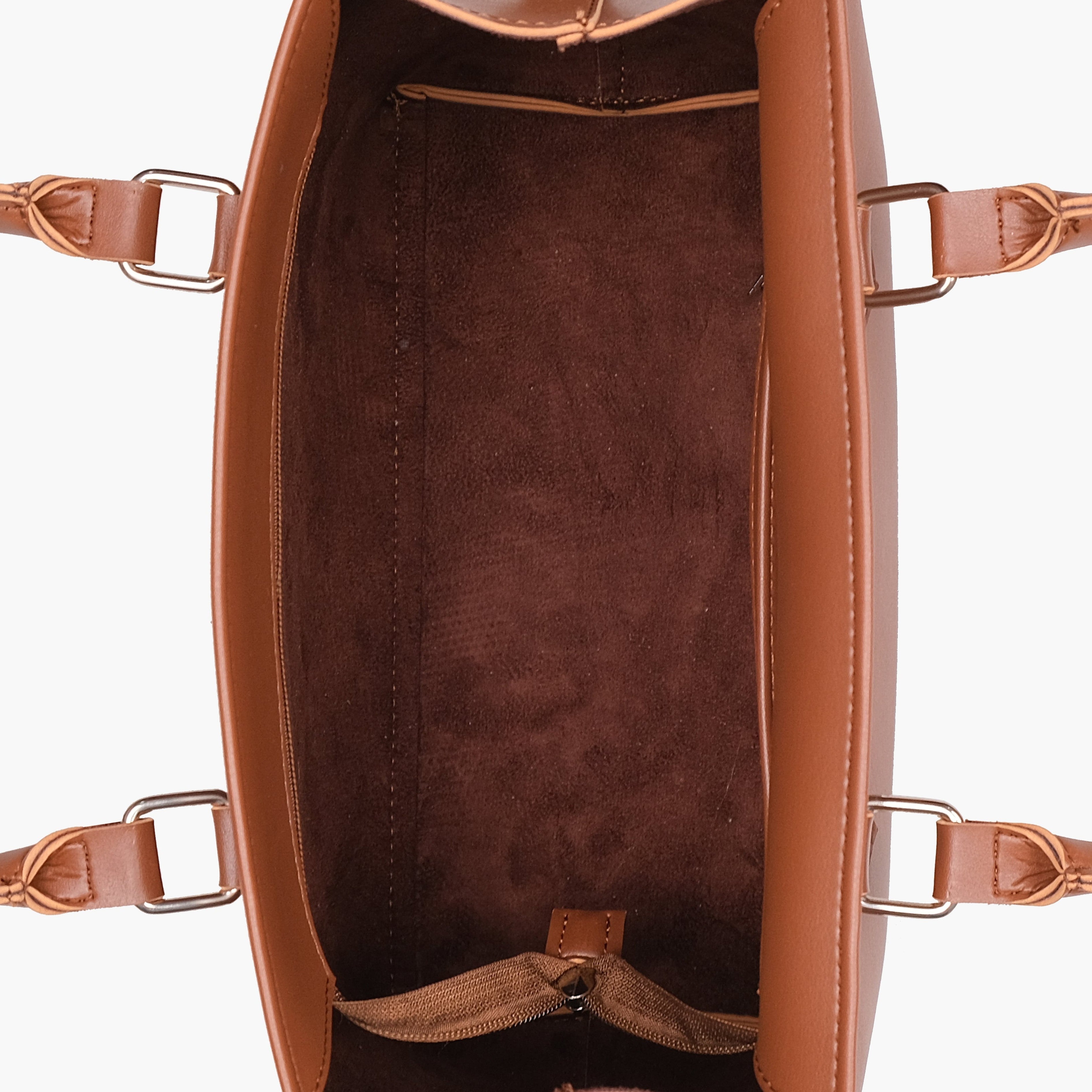 Brown small satchel bag