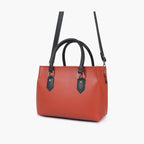 Rust small satchel bag