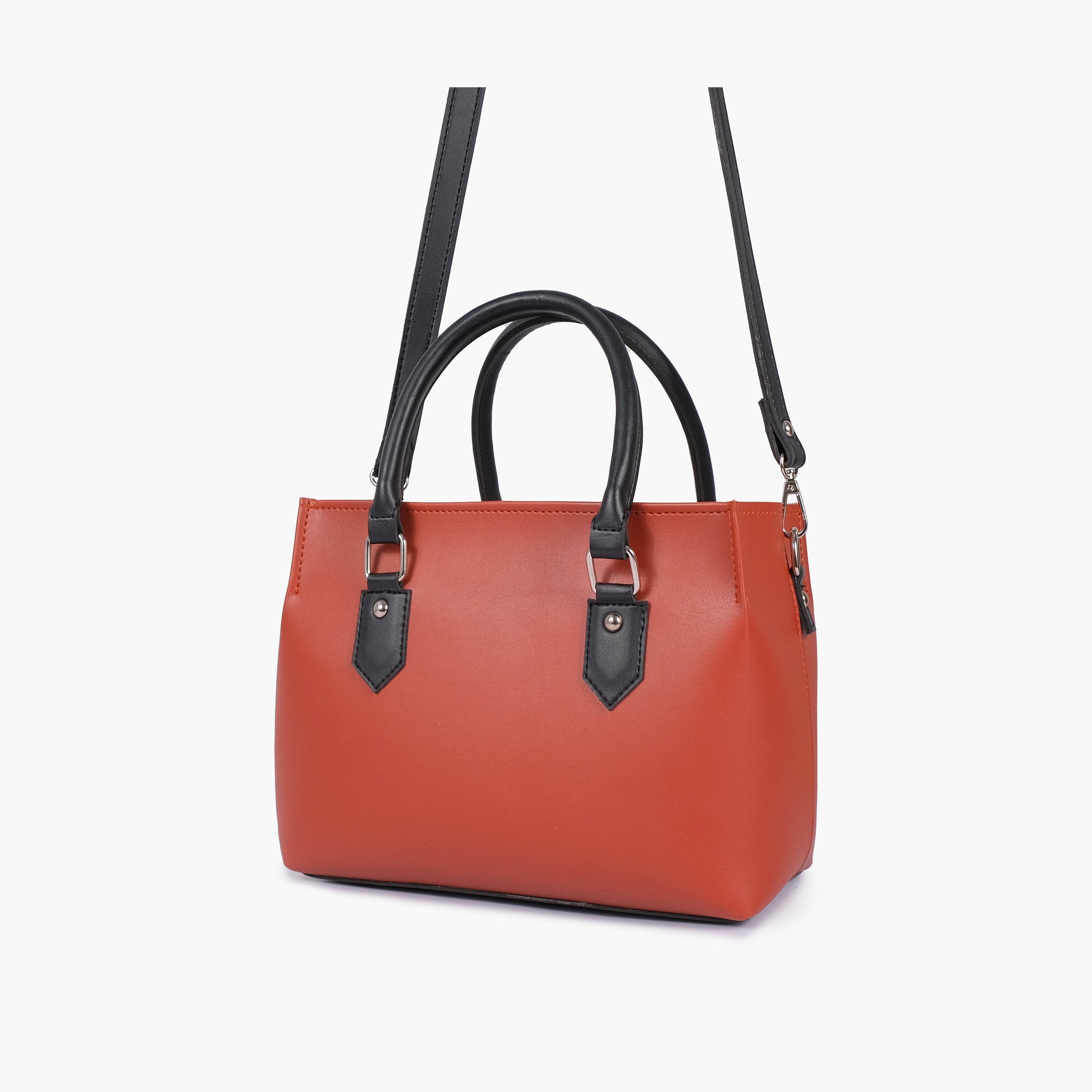 Rust small satchel bag
